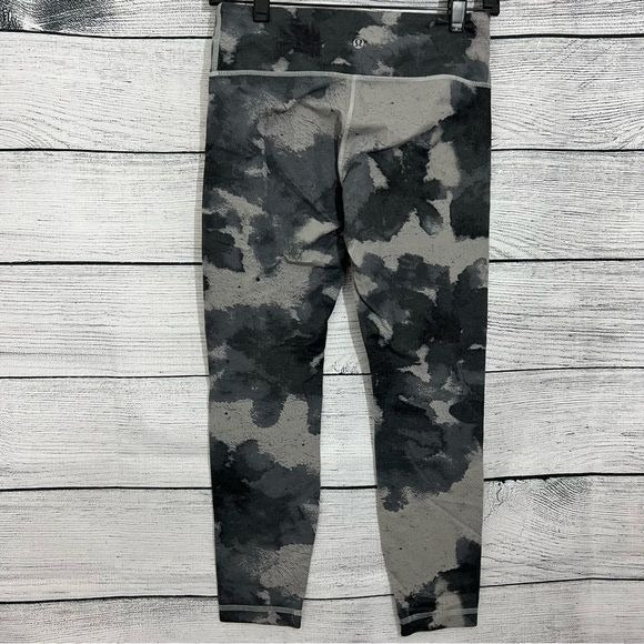 Lululemon Wunder Under Pant Floral Platoon Print Size 6