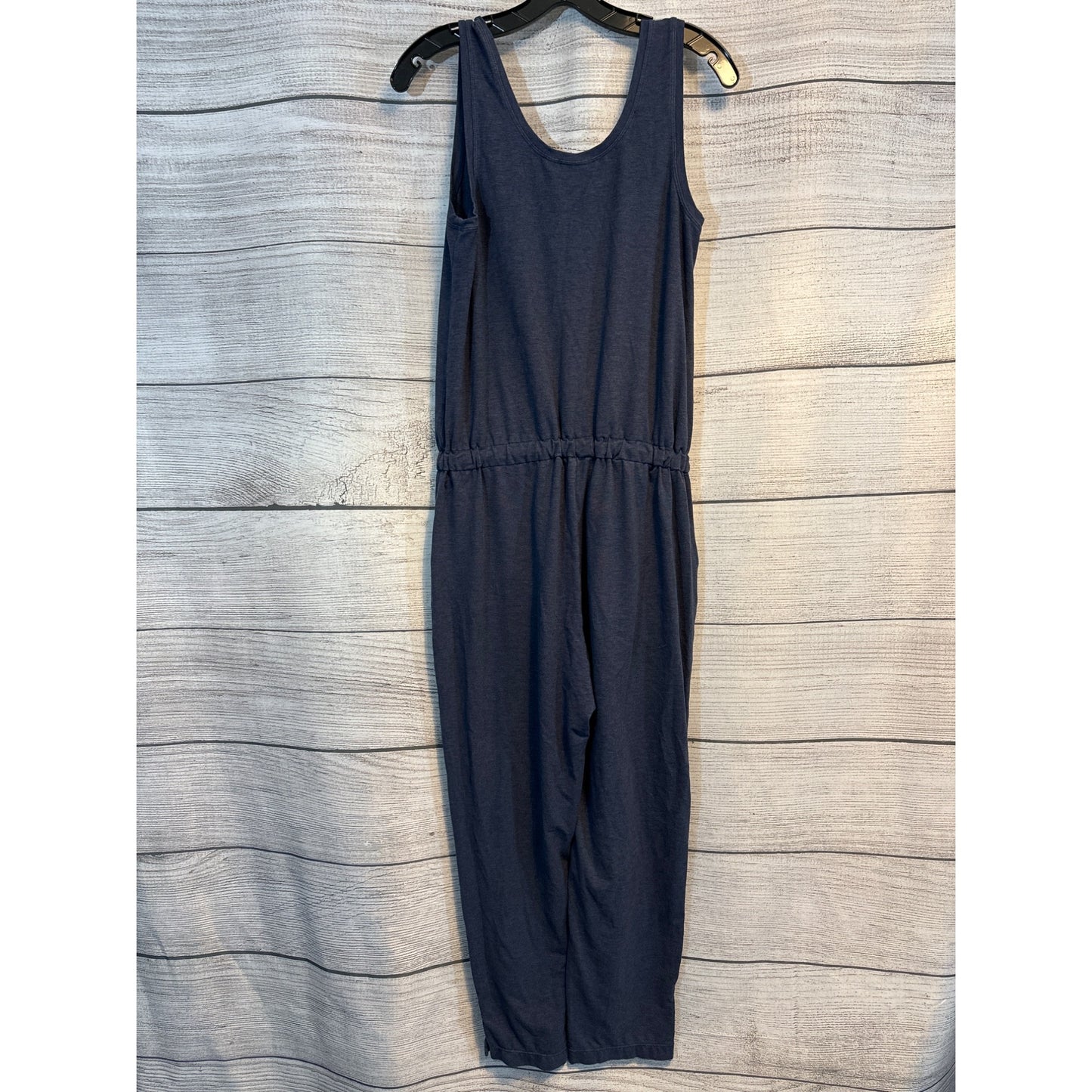 Zella Gwen Sleeveless Knit Blue Romper Jumpsuit Size S