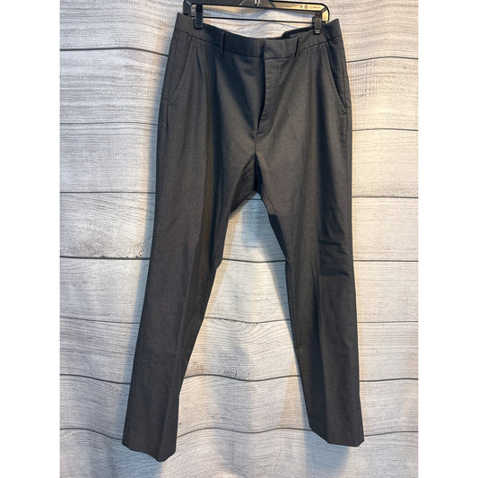 Bonobos Mens Gray Slim-Fit Tuesday Dress Pants 33/32