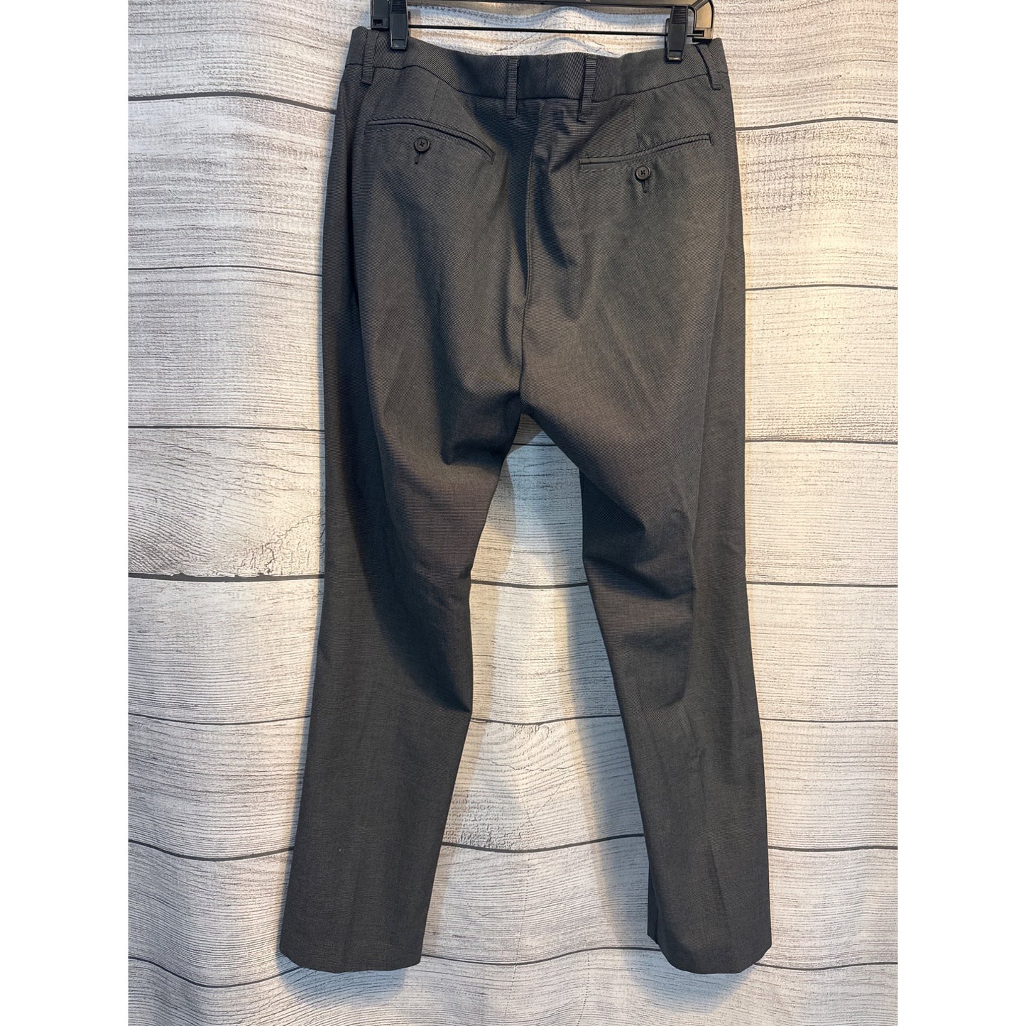 Bonobos Mens Gray Slim-Fit Tuesday Dress Pants 33/32