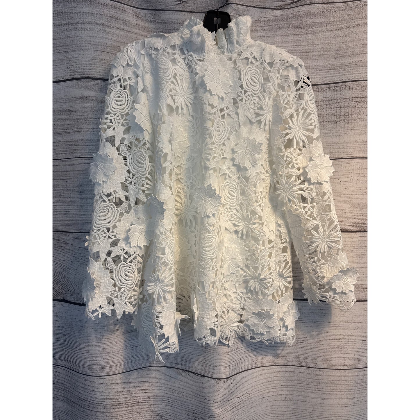 NWT Tuckernuck Blanc Guipure Lace Faye top S