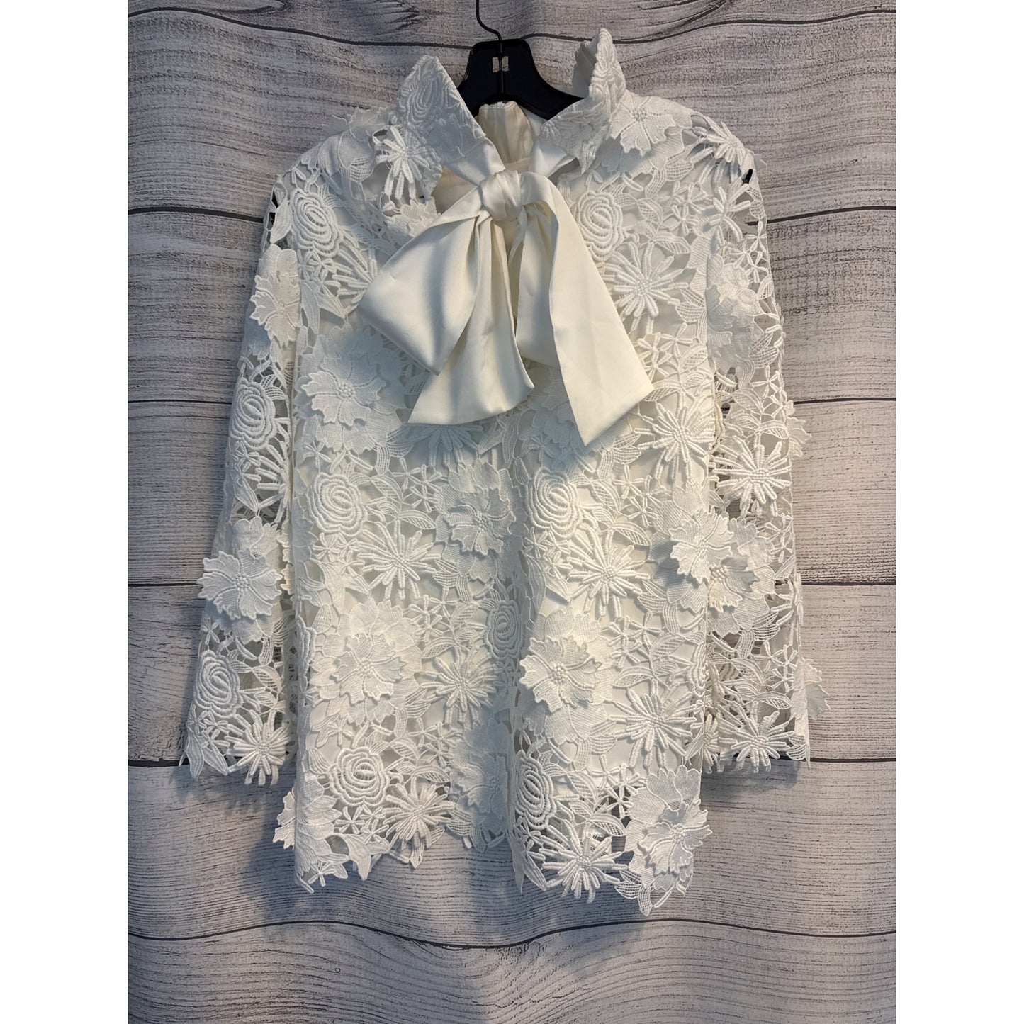 NWT Tuckernuck Blanc Guipure Lace Faye top S