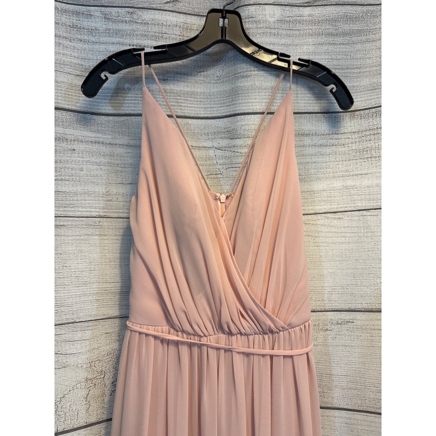 Jim Hjelm Occasions Pink Chiffon Sleeveless Dress Size 10
