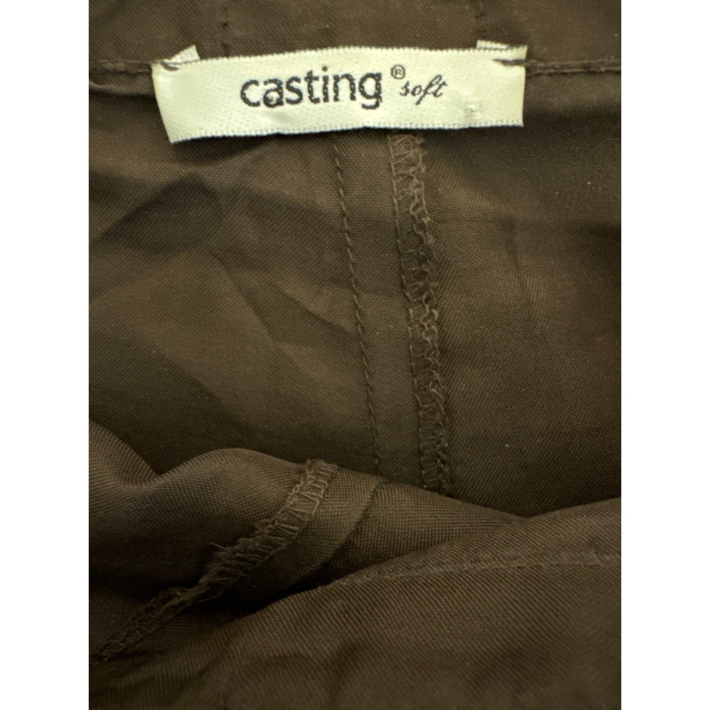 Casting Boho Chic Brown Skirt With Sequin Floral Size