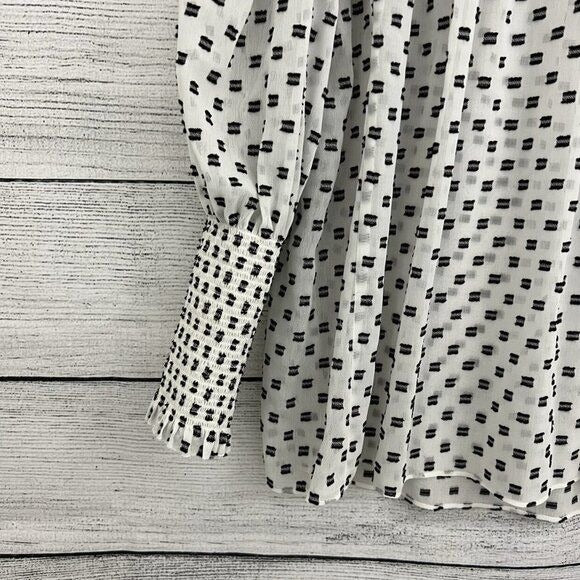 Joie Black And White Blouse