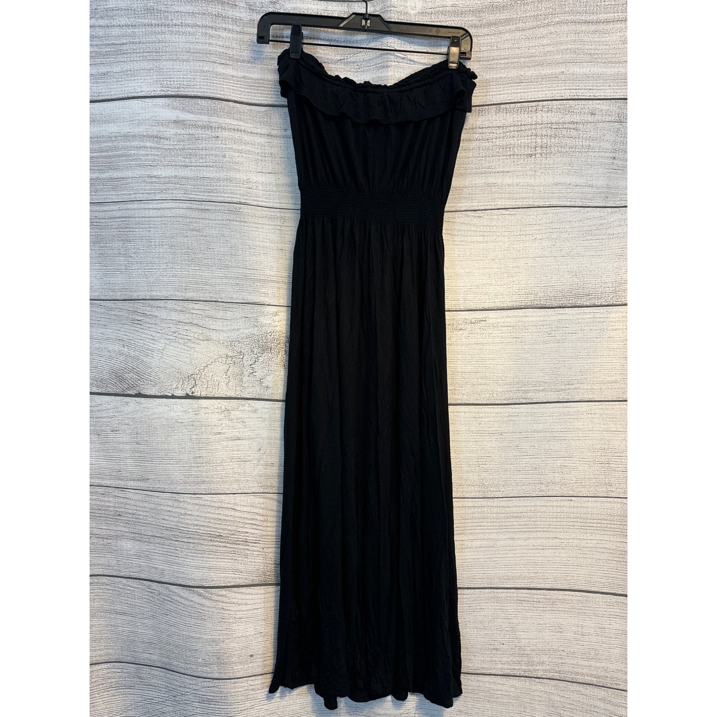 Forever 21 Strapless Maxi Dress W/ Wooden Bead strings Size M