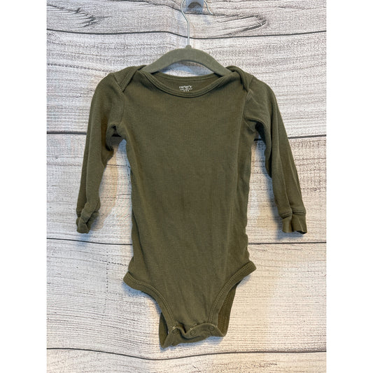 Carter's Ribbed Long Sleeve Baby Onesie 18M