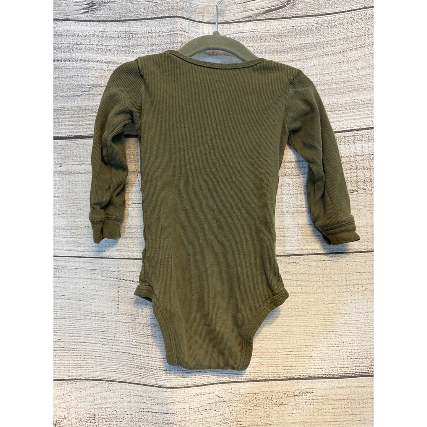 Carter's Ribbed Long Sleeve Baby Onesie 18M