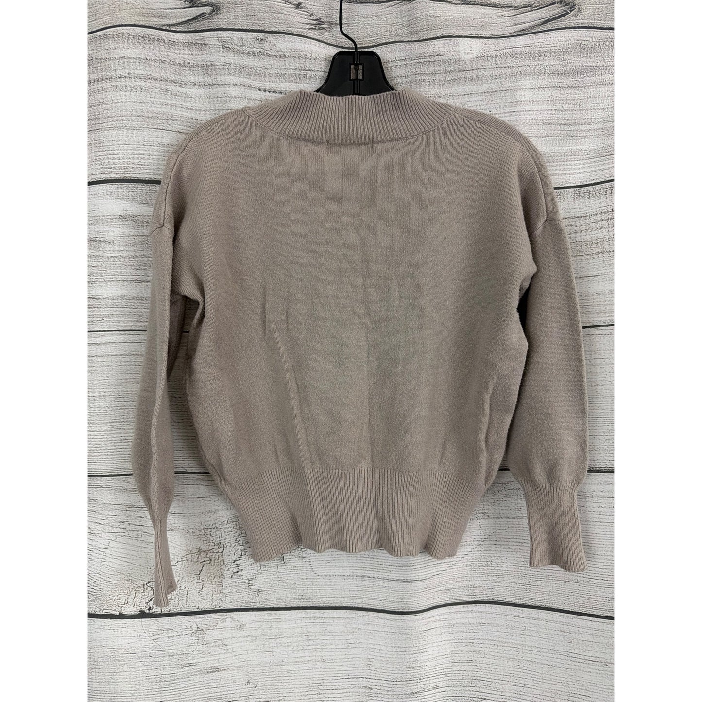 Philosophy Republic Clothing V-Neck Knit Sweater With Ribbed Trim Size S