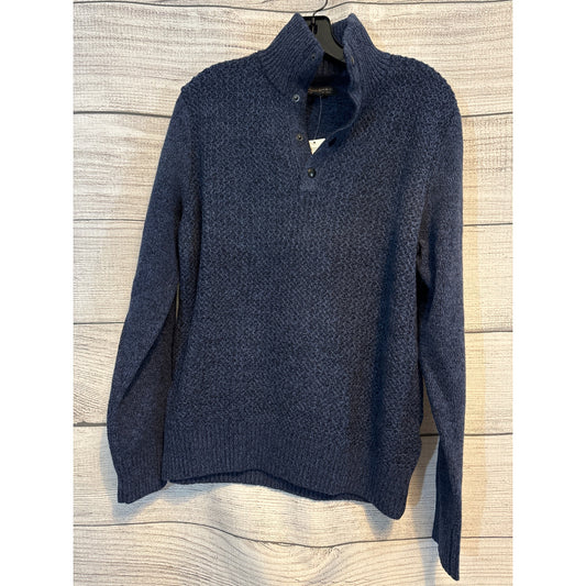 NWT Banana Republic Mens Navy Wool & Cashmere Sweater Size M