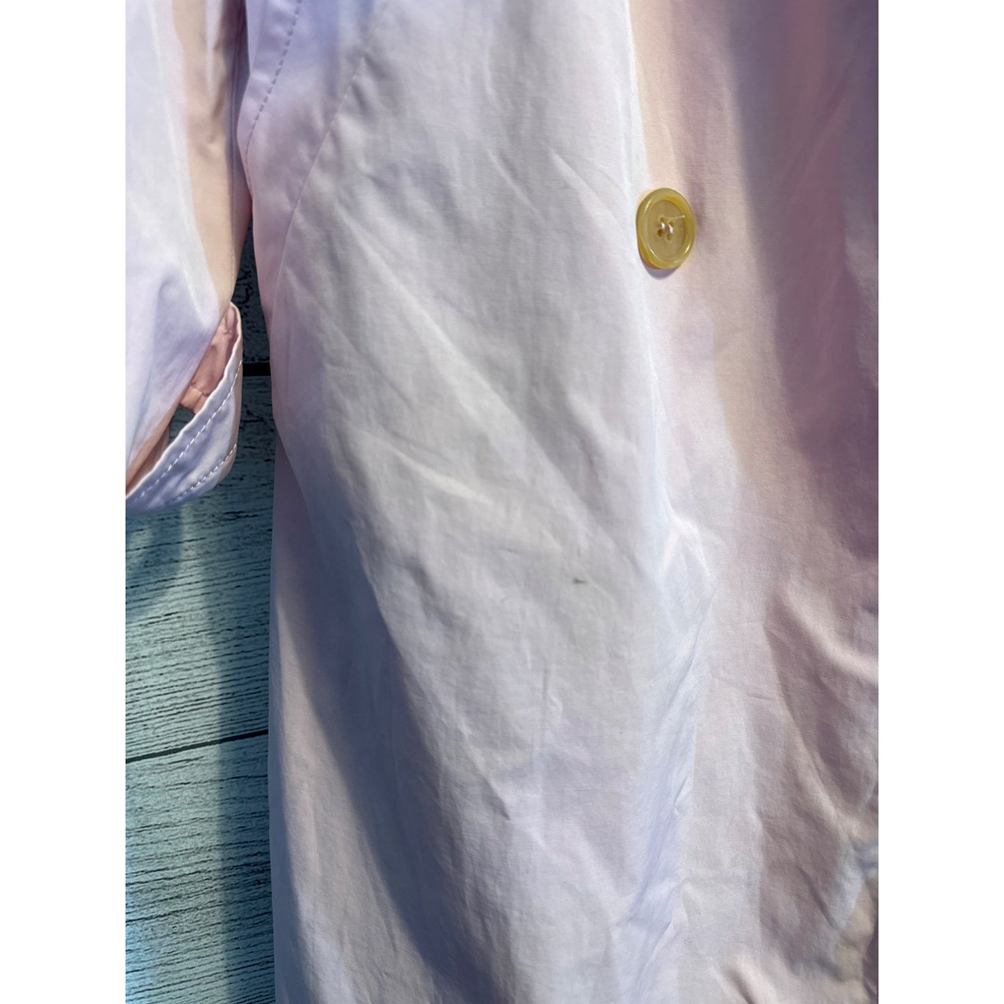 Barneys New York Pink Double-Breasted Trench Coat With Belt Size 8/42