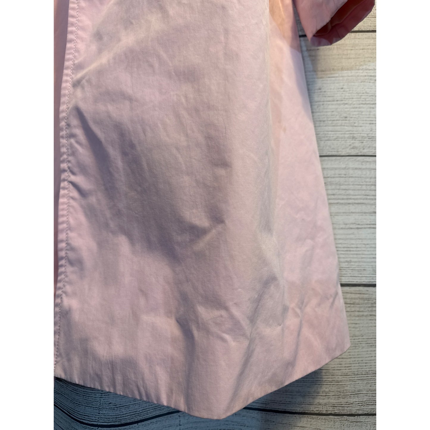 Barneys New York Pink Double-Breasted Trench Coat With Belt Size 8/42