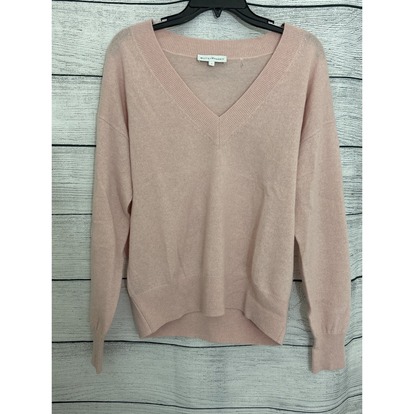 White and Warren Pink Sweater