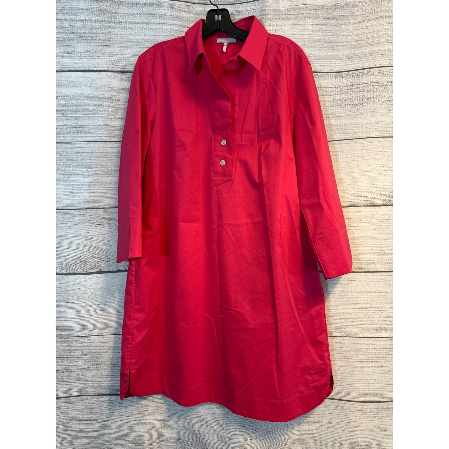 Hinson Wu Orchid Aileen 3/4 Sleeve Button Back Dress Size L