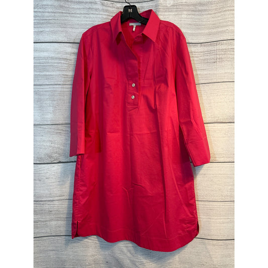Hinson Wu Orchid Aileen 3/4 Sleeve Button Back Dress Size L