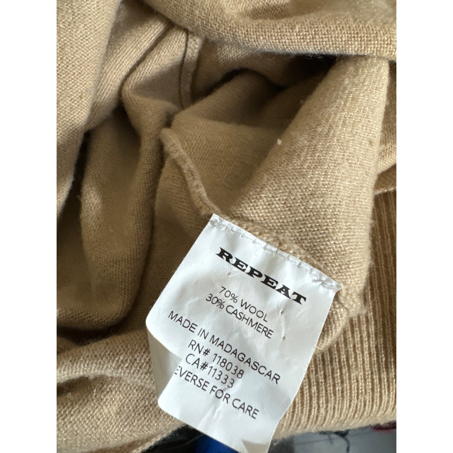 Repeat Wool & Cashmere Turtleneck Sweater Size 40/M