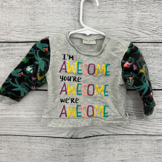 Rosie Pope Baby Dino Long Sleeve Sweatshirt, Size 12 month