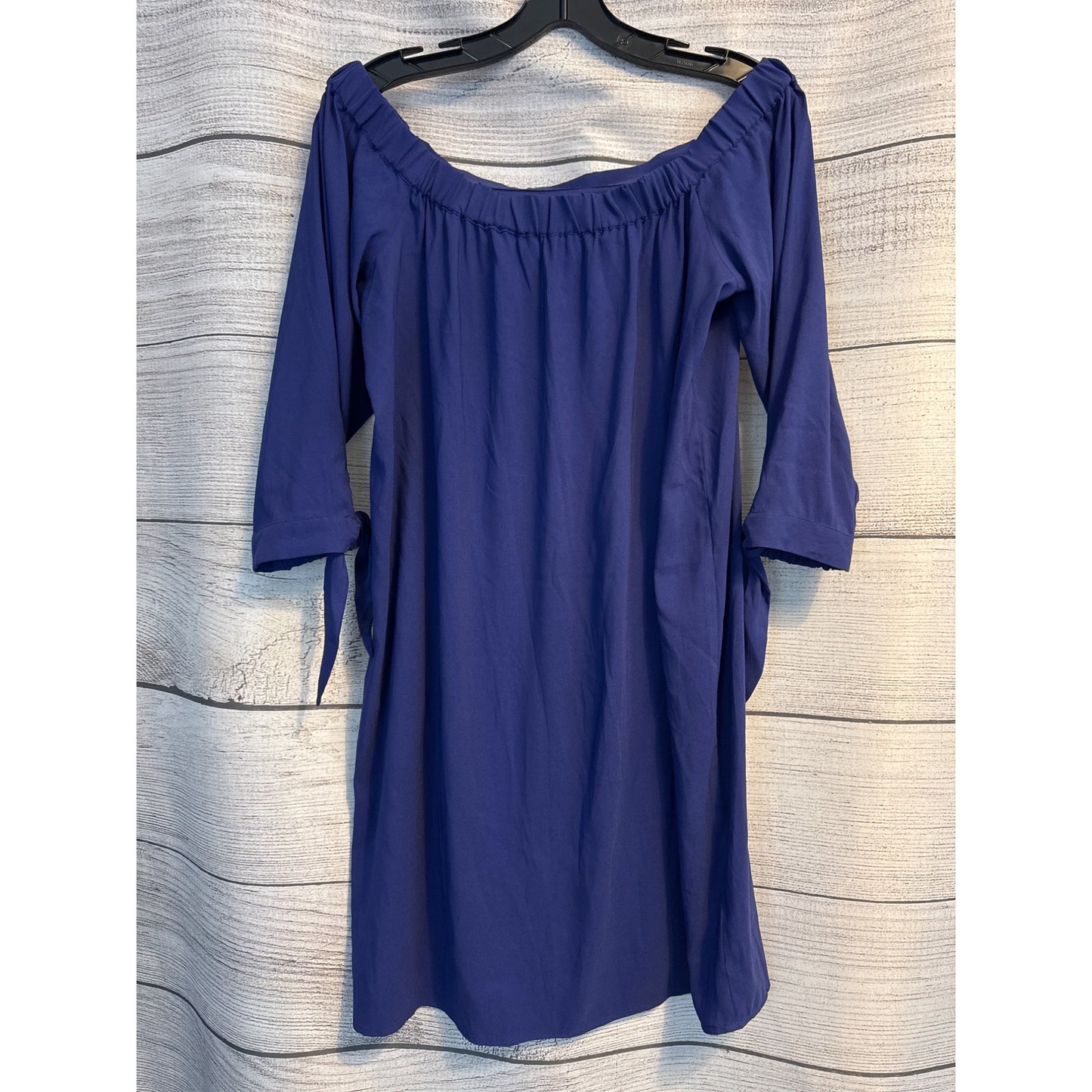 Loft Off-Shoulder Blue Dress XS