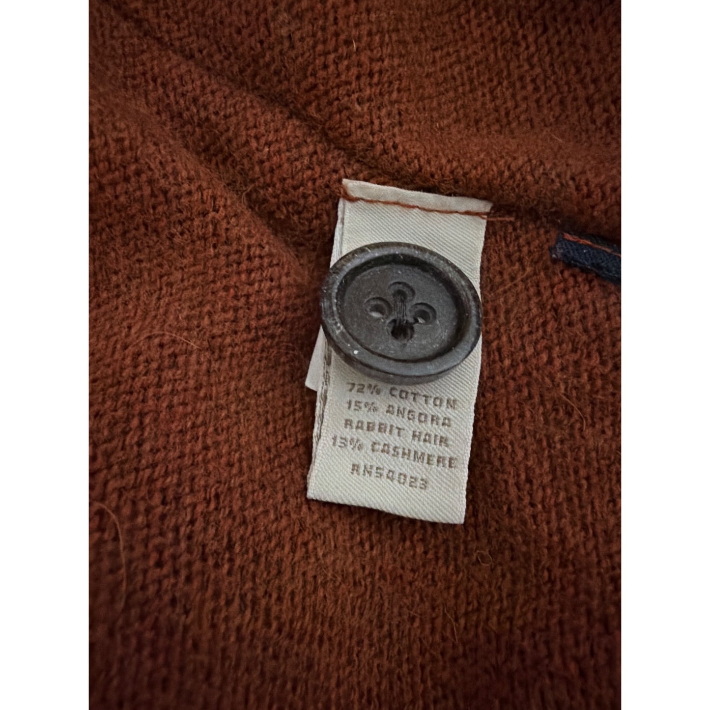 Banana Republic Mens Luxury Blend Angora Cashmere Sweater Size L