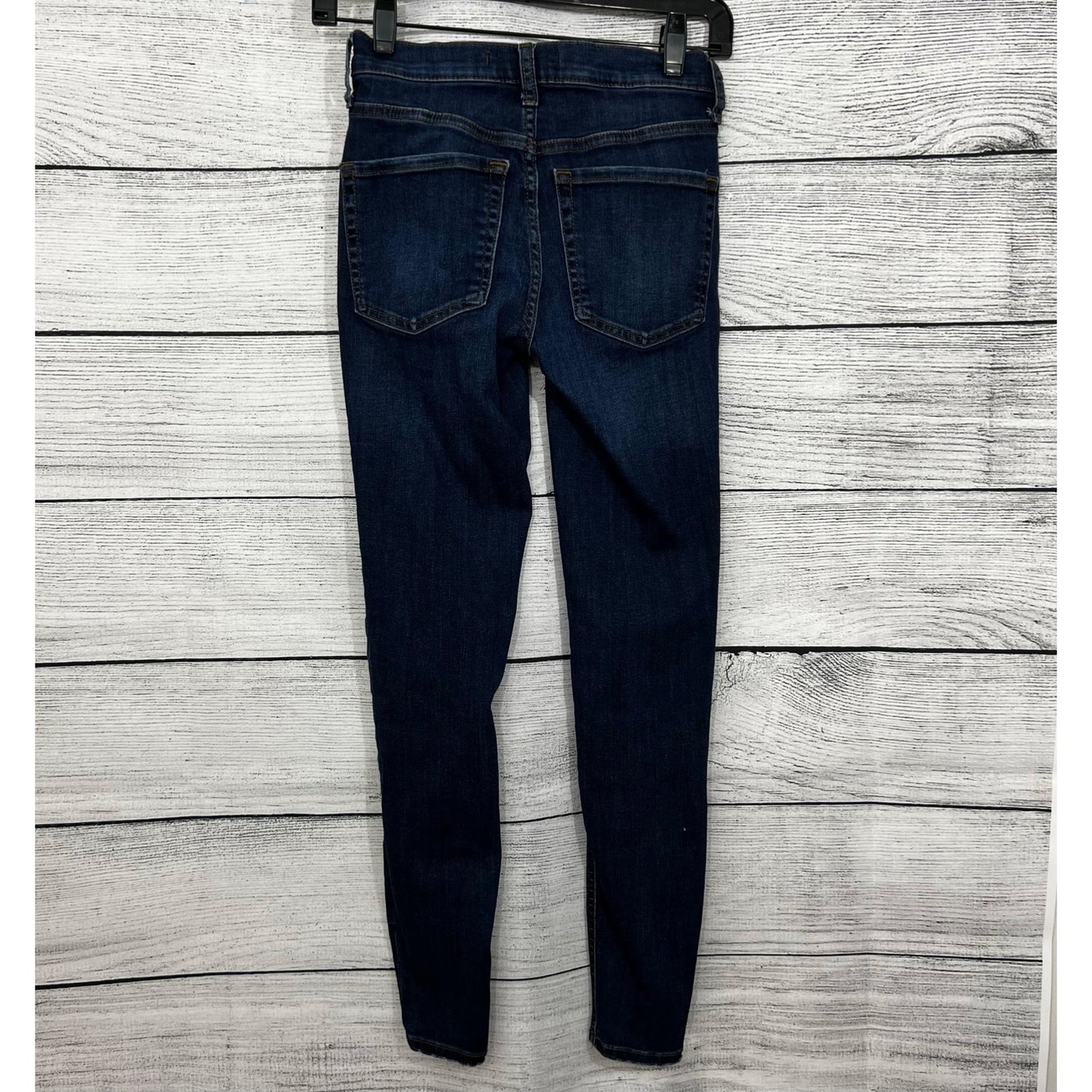 Free People Distressed Denim Jeans, Size 24