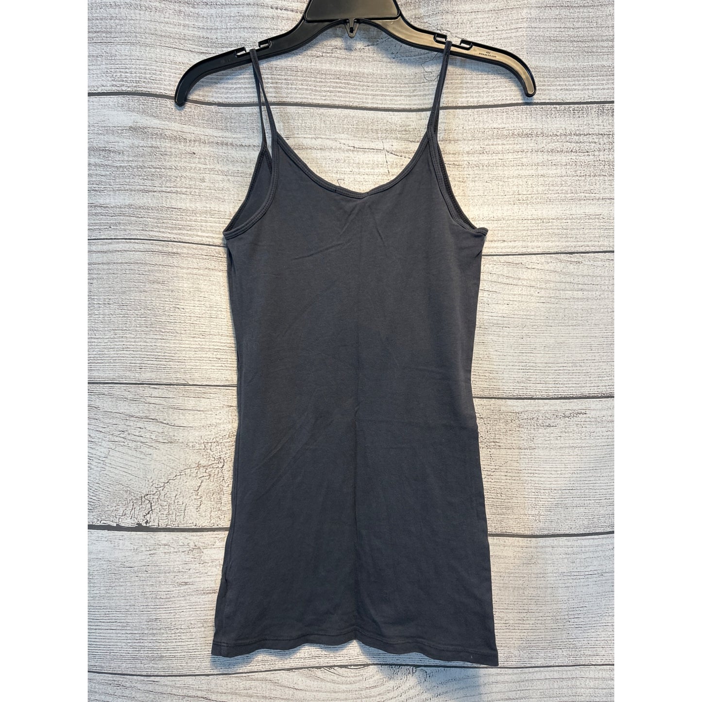 LA Made Grey Spaghetti Strap Long Tank Top