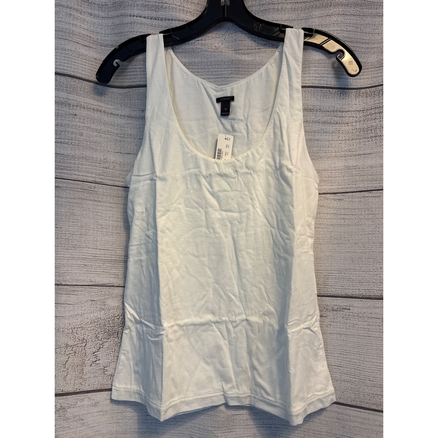 NWT J.Crew White Tank Top M