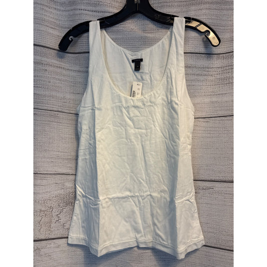 NWT J.Crew White Tank Top M