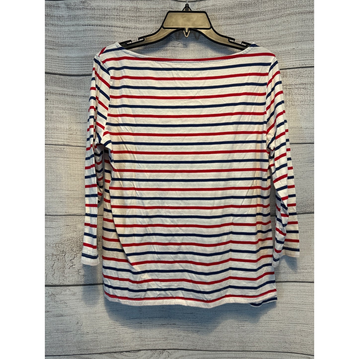 Vineyard Vines Red Blue White Stripe Top Size L