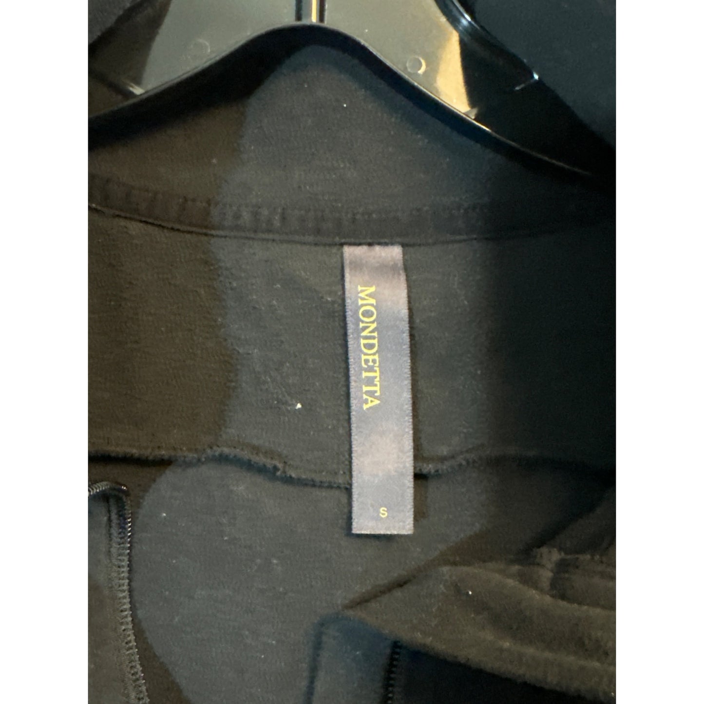 Mondetta Black Zip-Up fleece Jacket Size S