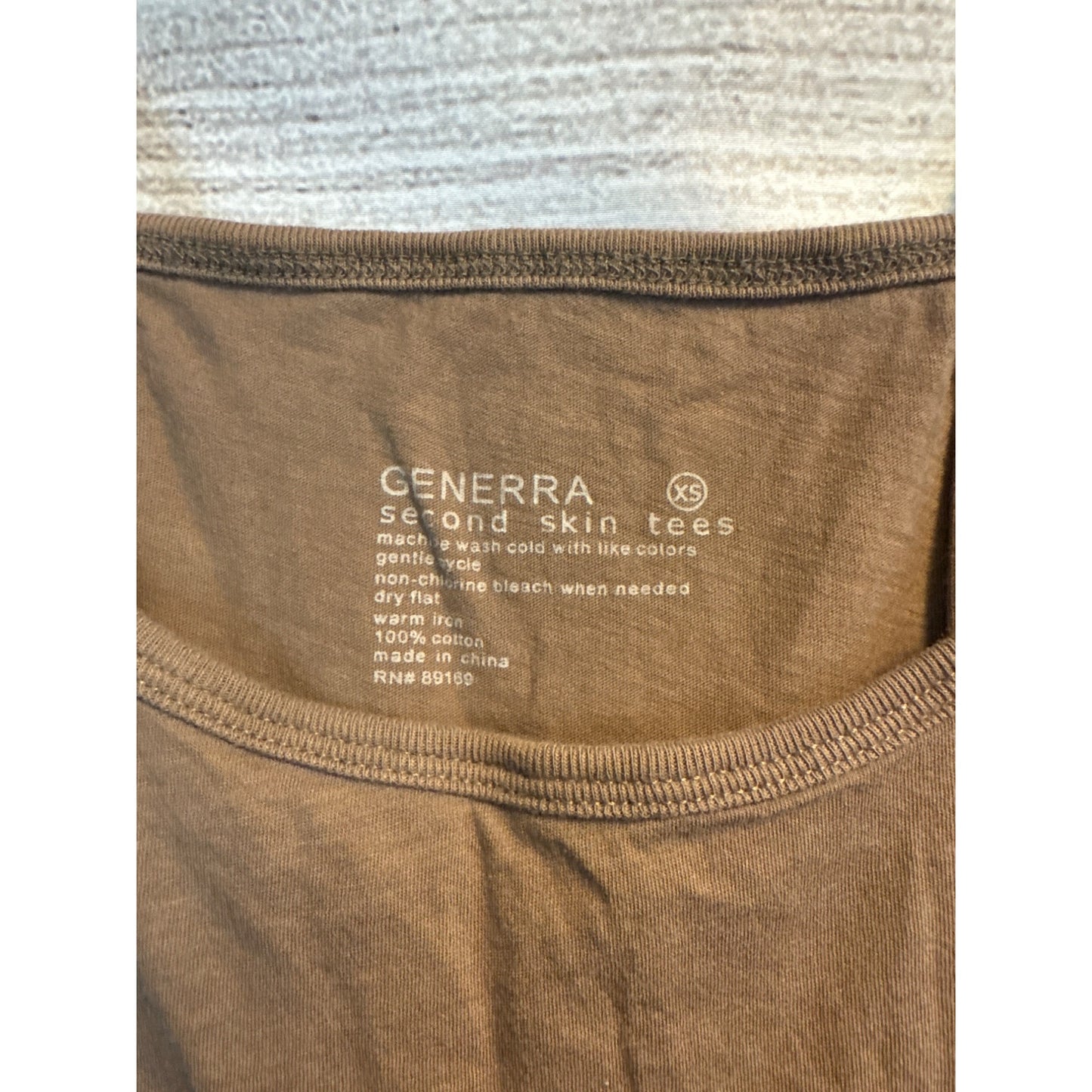 Generra Brown Sleeveless Tank Top Size XS