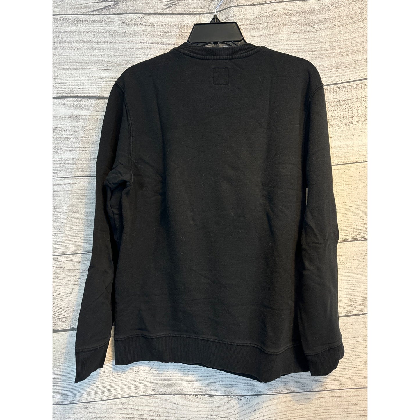 Vans Mens Black Logo Crewneck Sweatshirt Size M