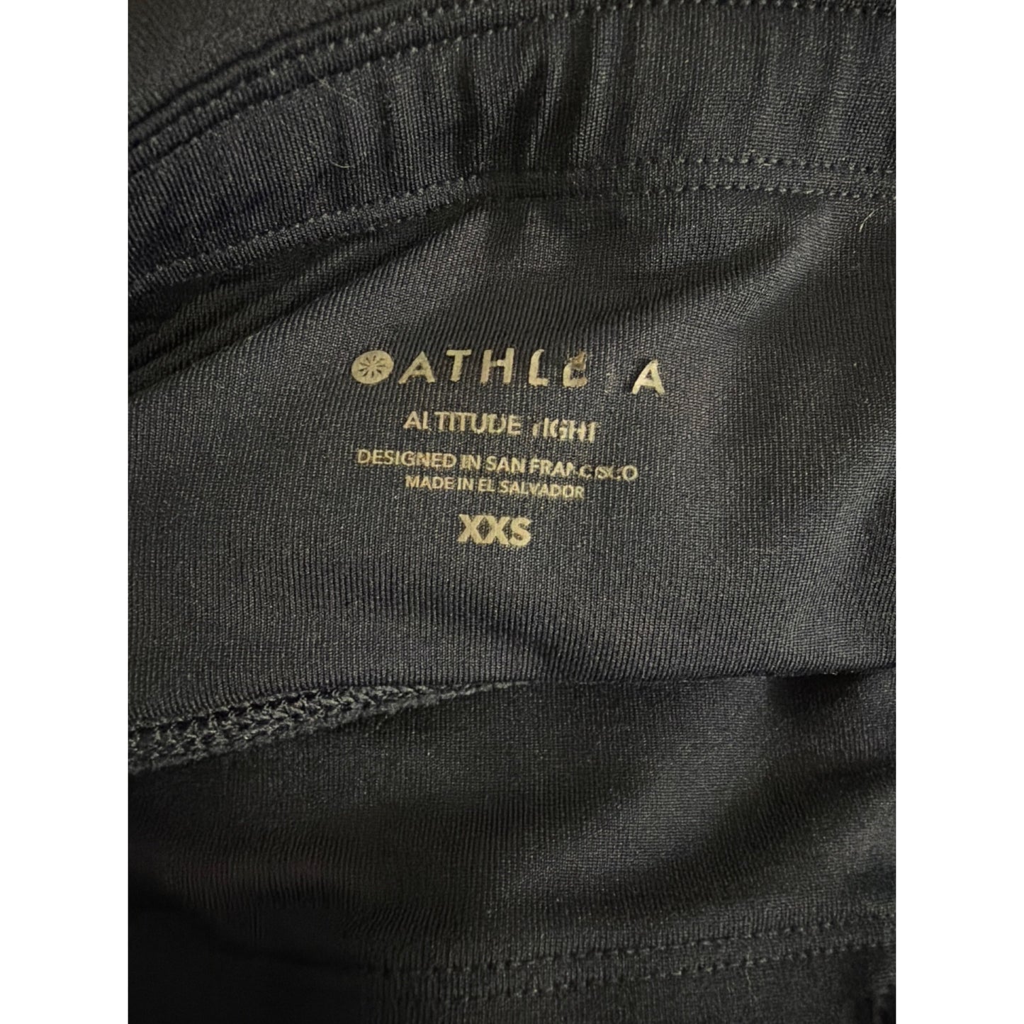 Athleta Altitude Tight Black High-Waisted Leggings Size XXS