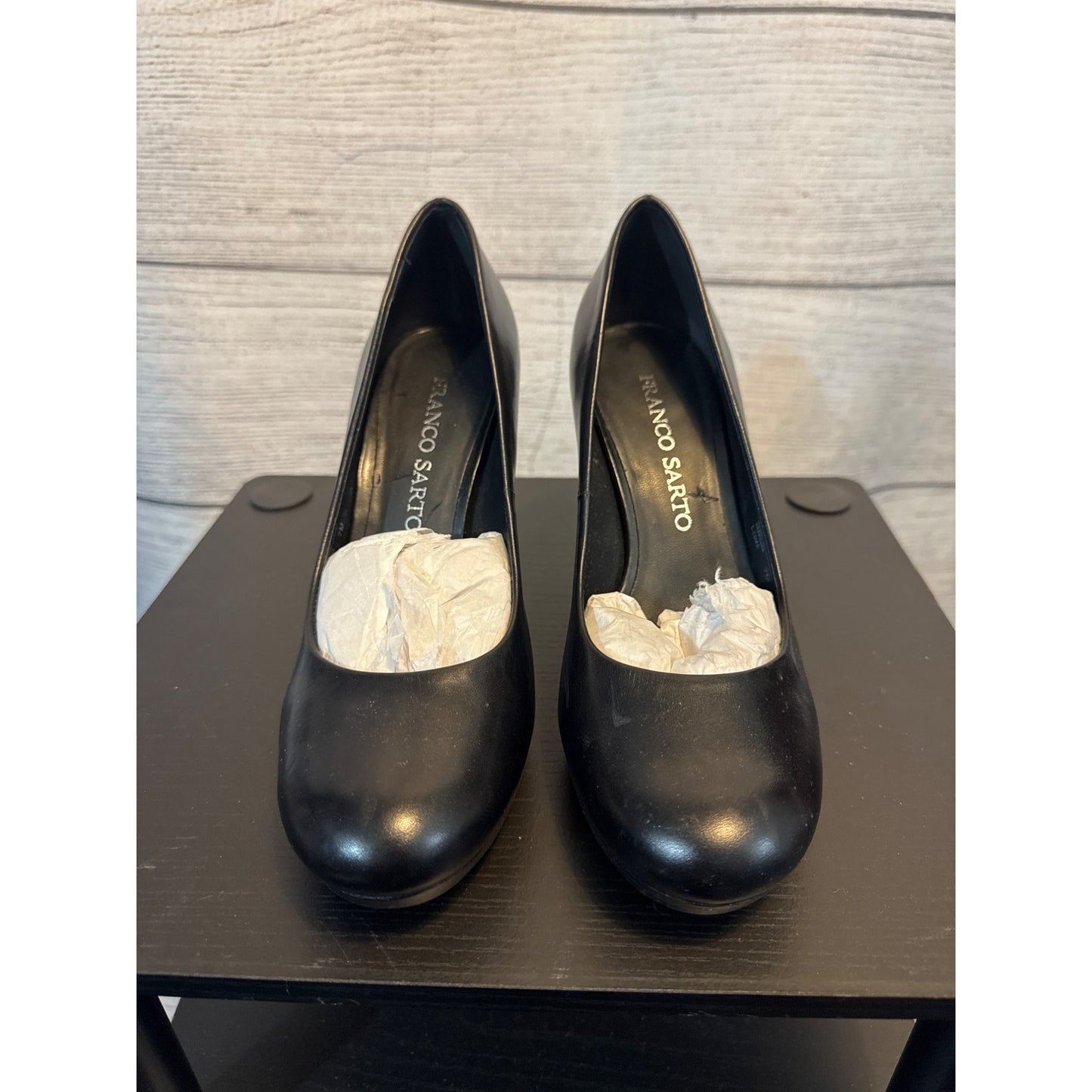 Franco Sarto Leather Luxe Derby Cal Size 7