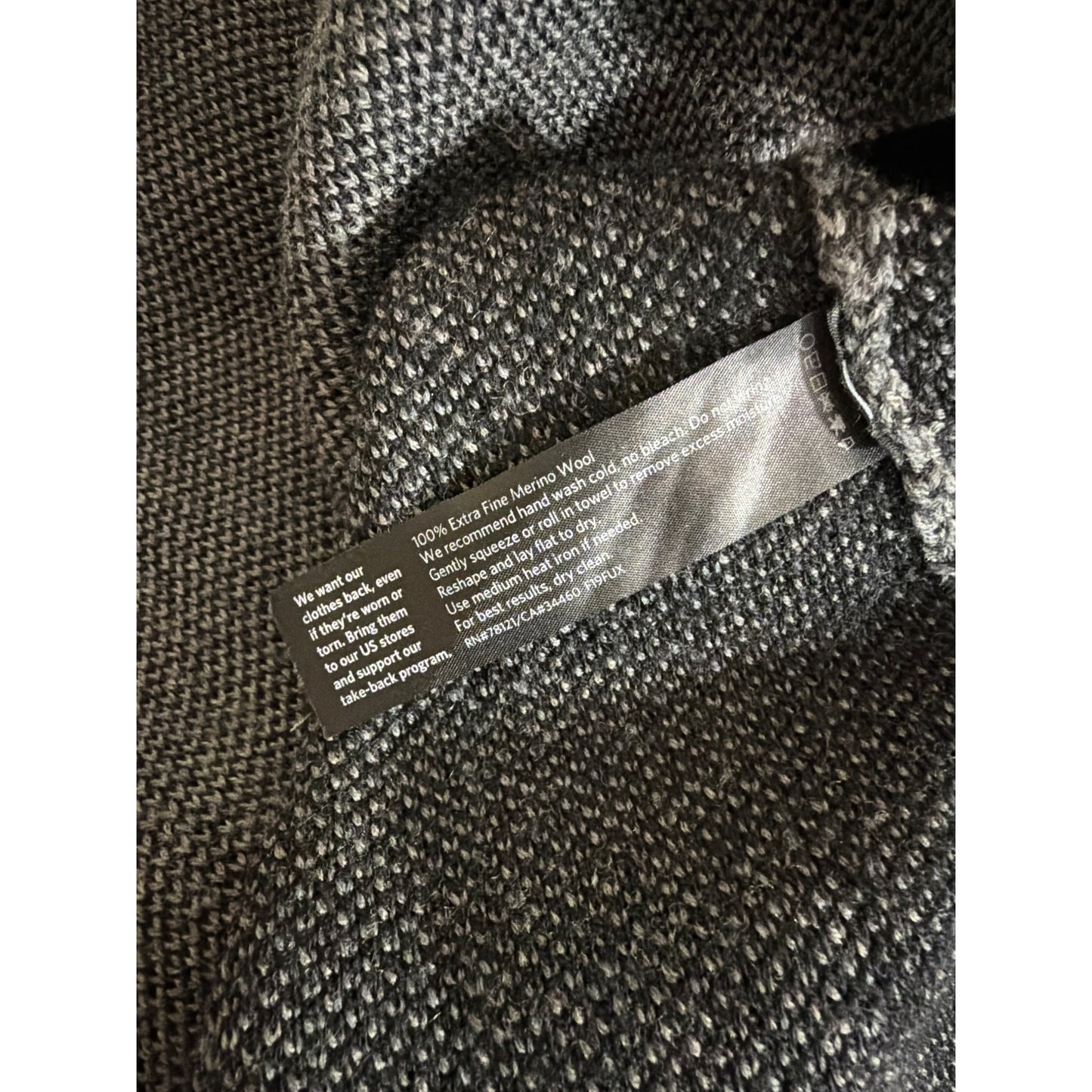 Eileen Fisher 100% Extra Fine Merino Wool Sweater Tunic Size S