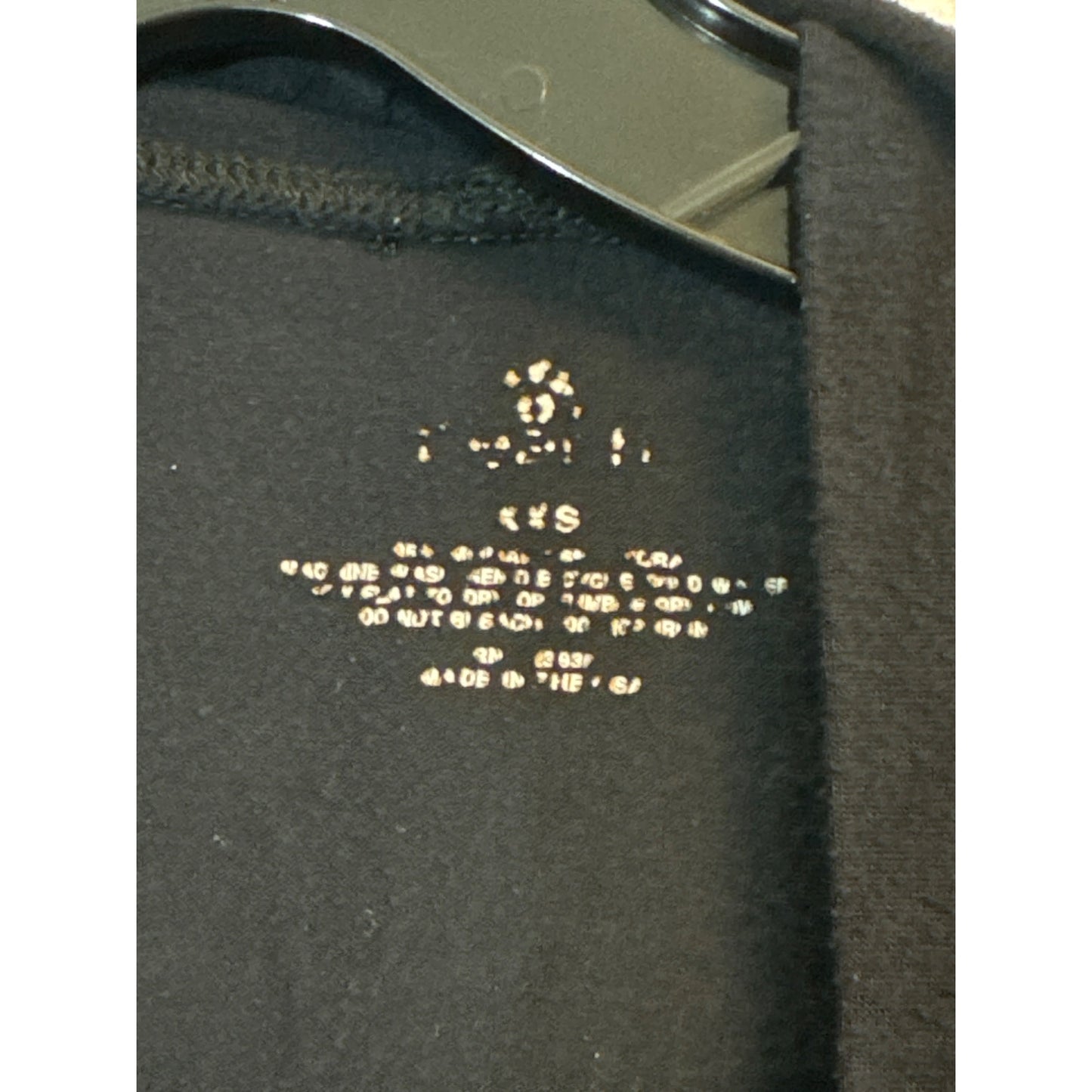 Peach Black Open Front Cardigan Size XXS