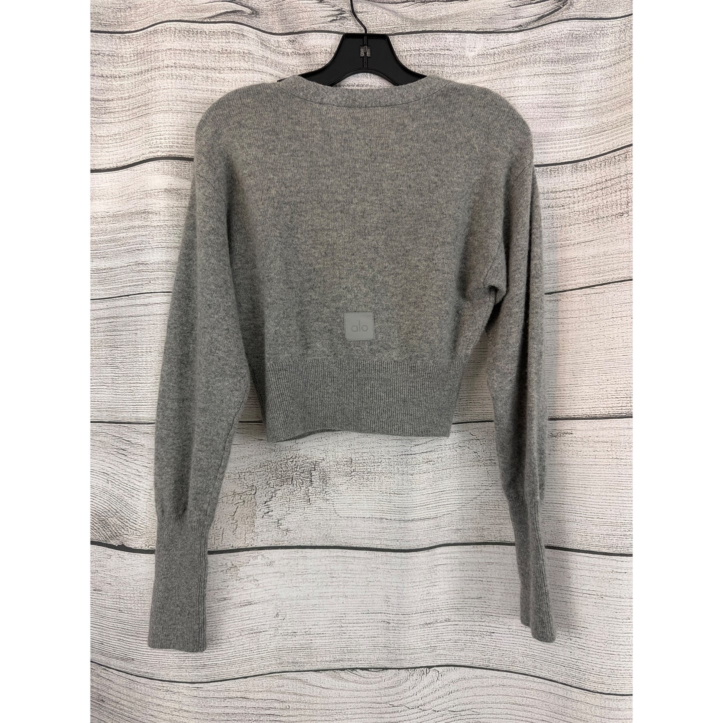 Alo Sheer Cashmere Cropped Cardigan Size S