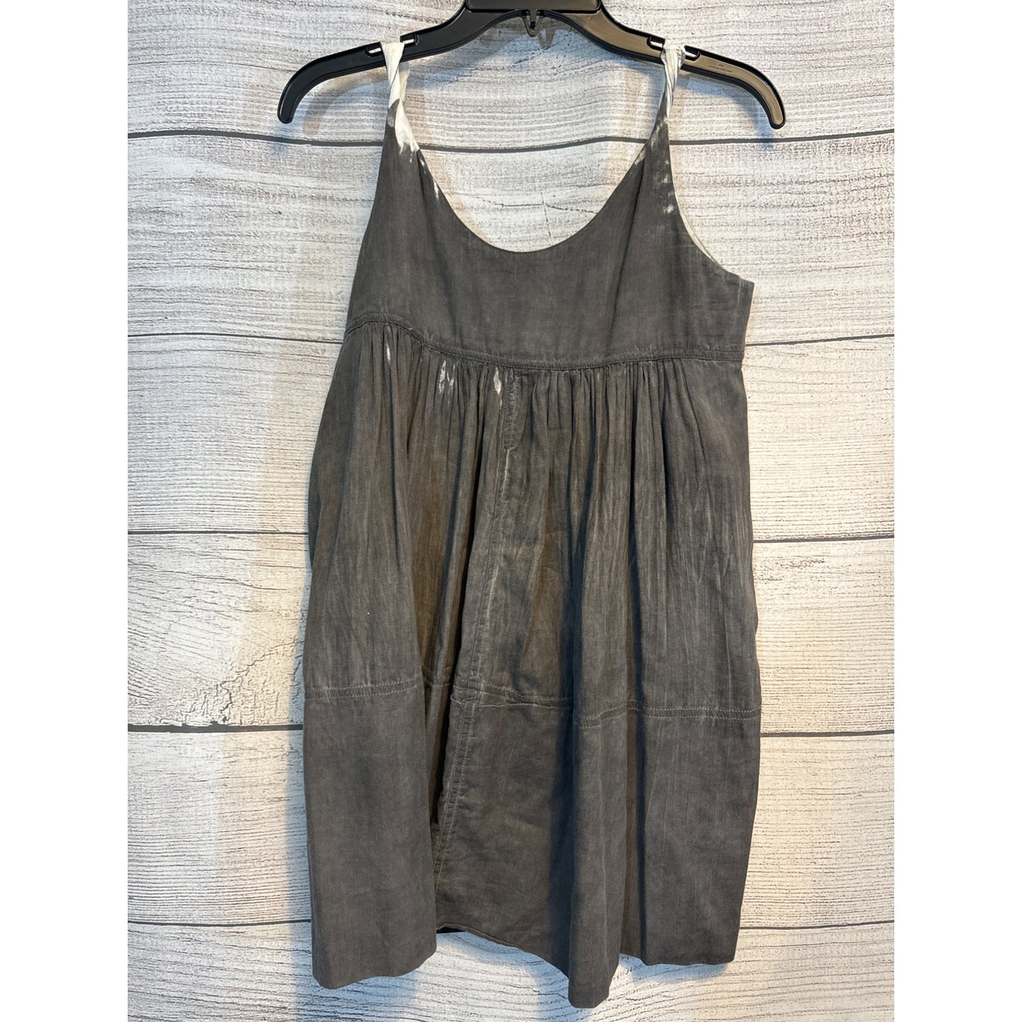 Seneca Rising Gray Dress With Studded Pocket & Tie-Dye Size 0