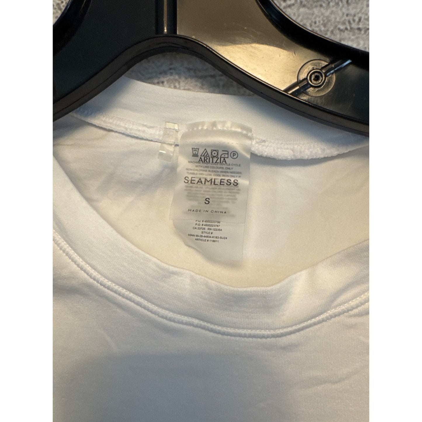 Aritzia Seamless Short Sleeve Bodysuits Size S
