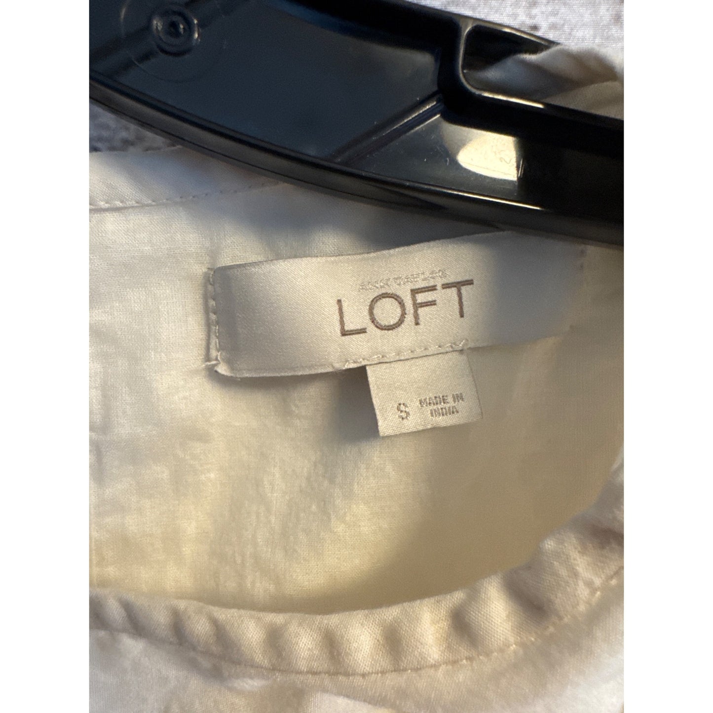 Loft Embroidered 100% Cotton Dress Size S