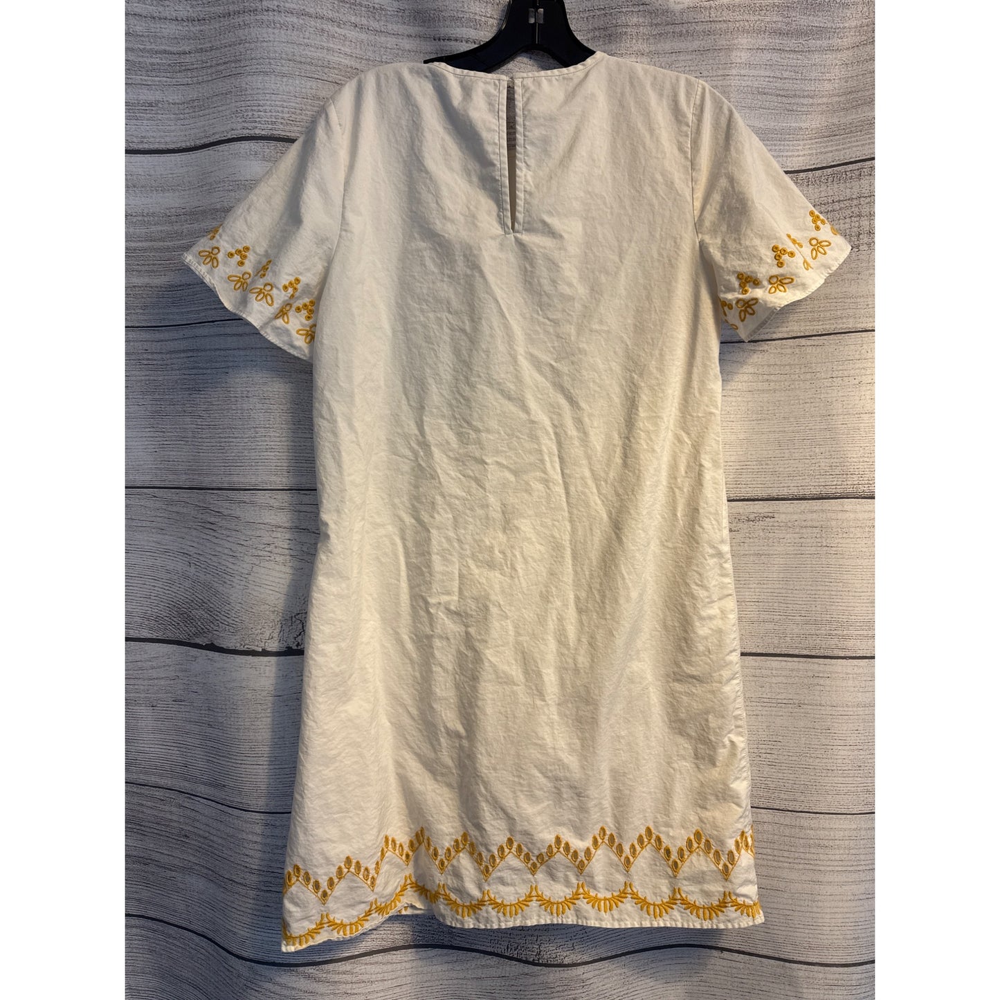 Loft Embroidered 100% Cotton Dress Size S