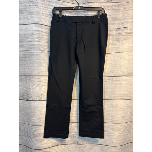 Derek Lam Crosby 10 Black Slim Straight Dress Pants Size 0