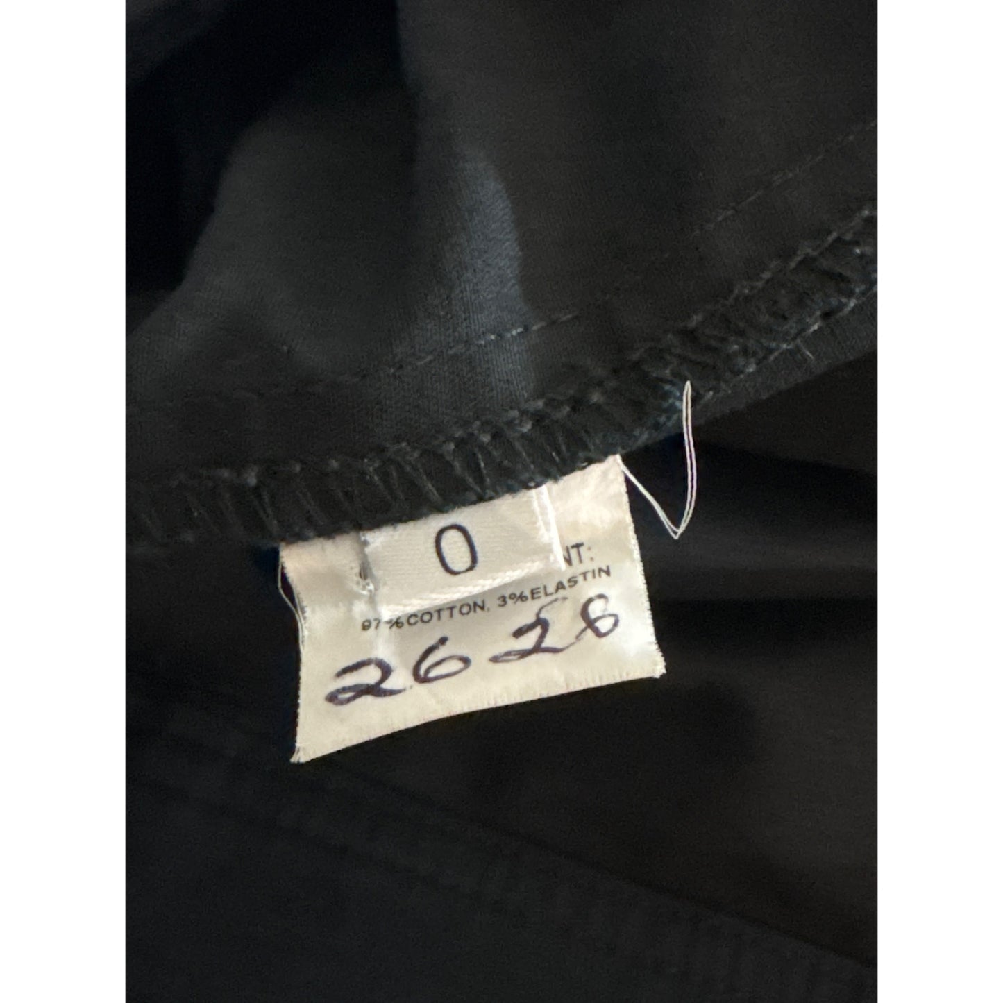 Derek Lam Crosby 10 Black Slim Straight Dress Pants Size 0