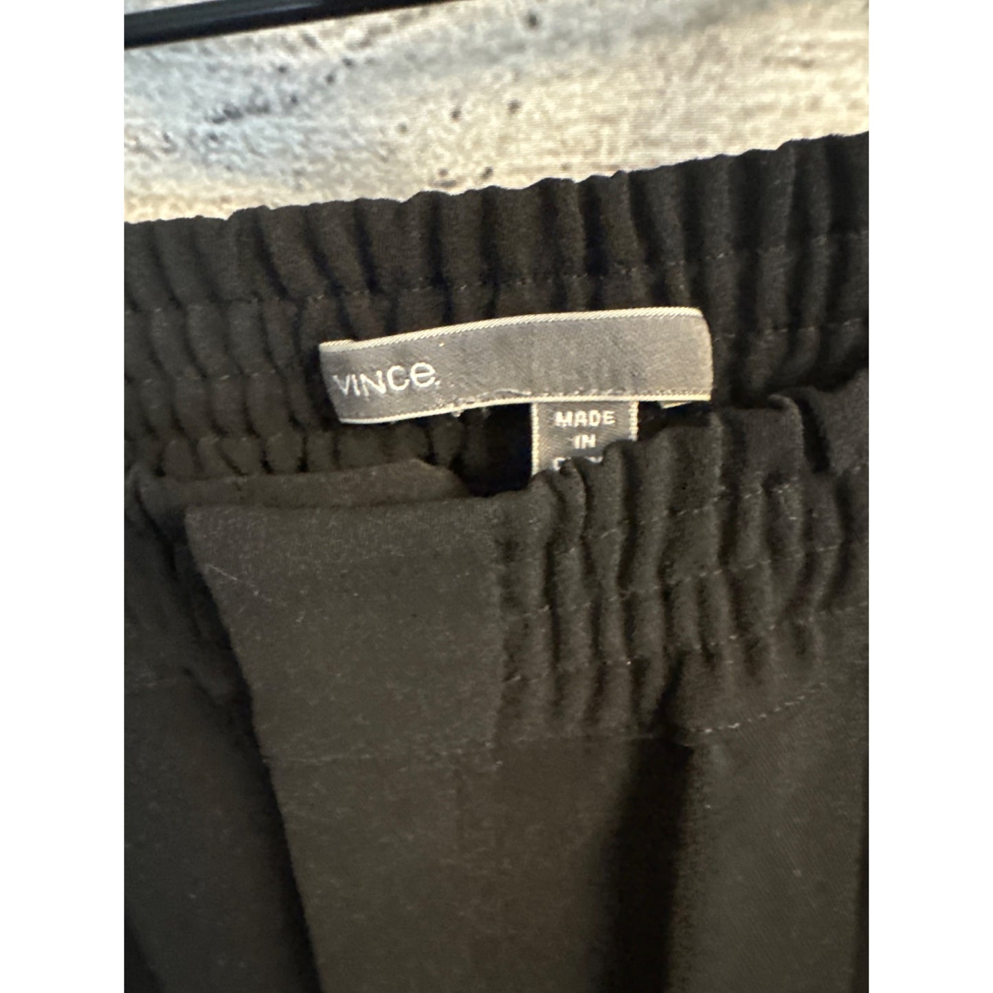 Vince Elastic Waist Crepe Joggers Size XS