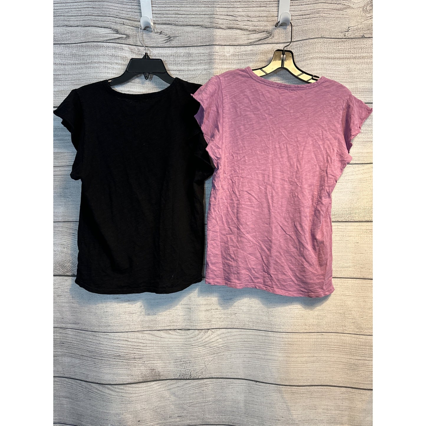 Dylan Ruffle-Sleeve T-Shirt Set Size Small
