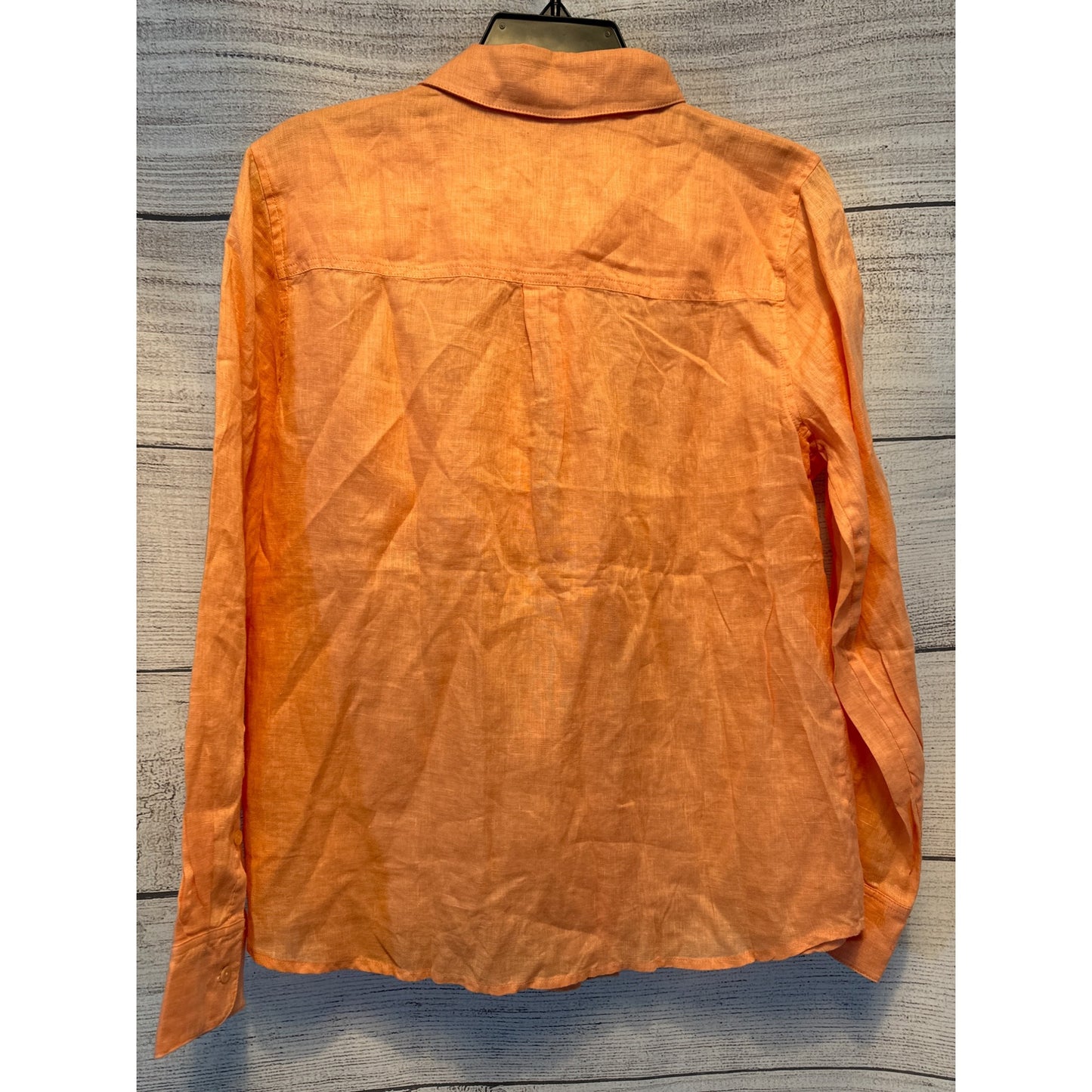 NWT Ecru Womens Long Sleeve Button Down Shirt