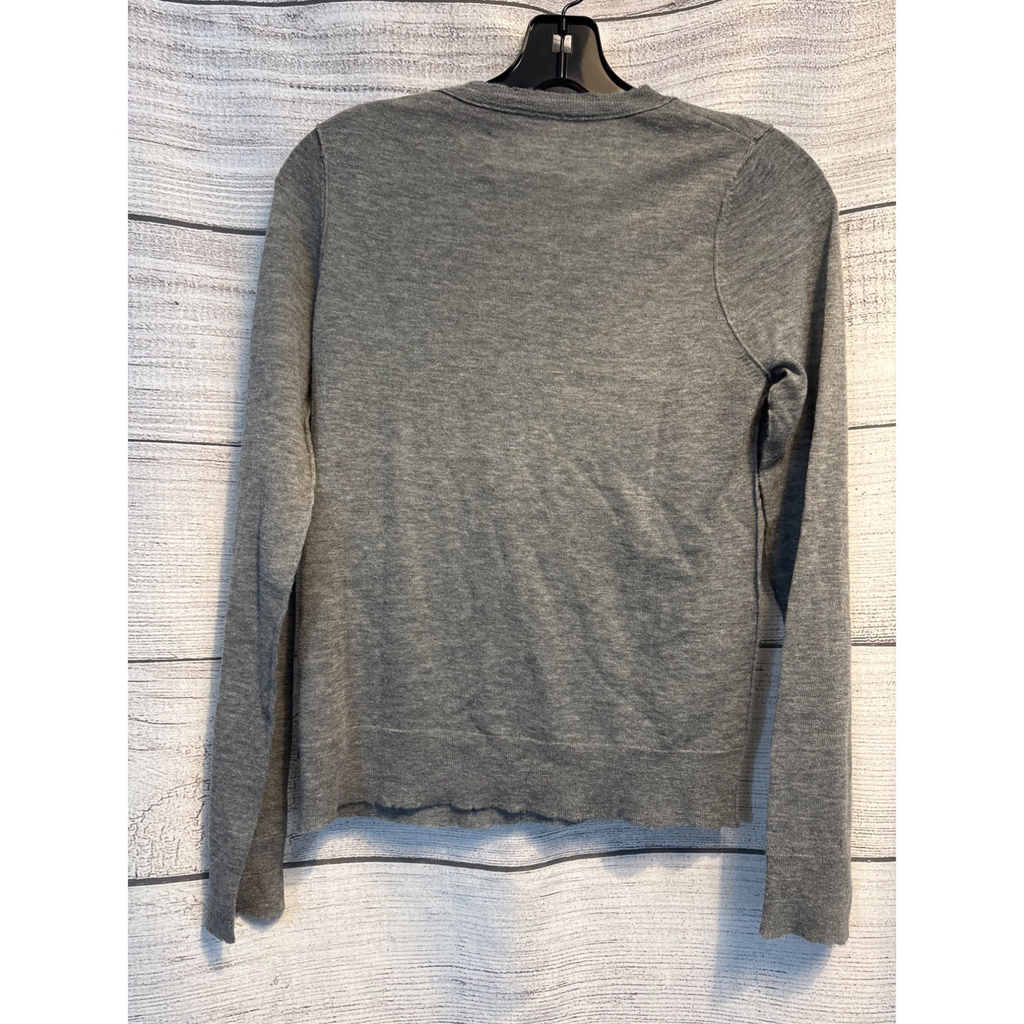Zadig & Voltaire Womens Gray Cashmere Sweater XS Crewneck Long Sleeve Light Knit