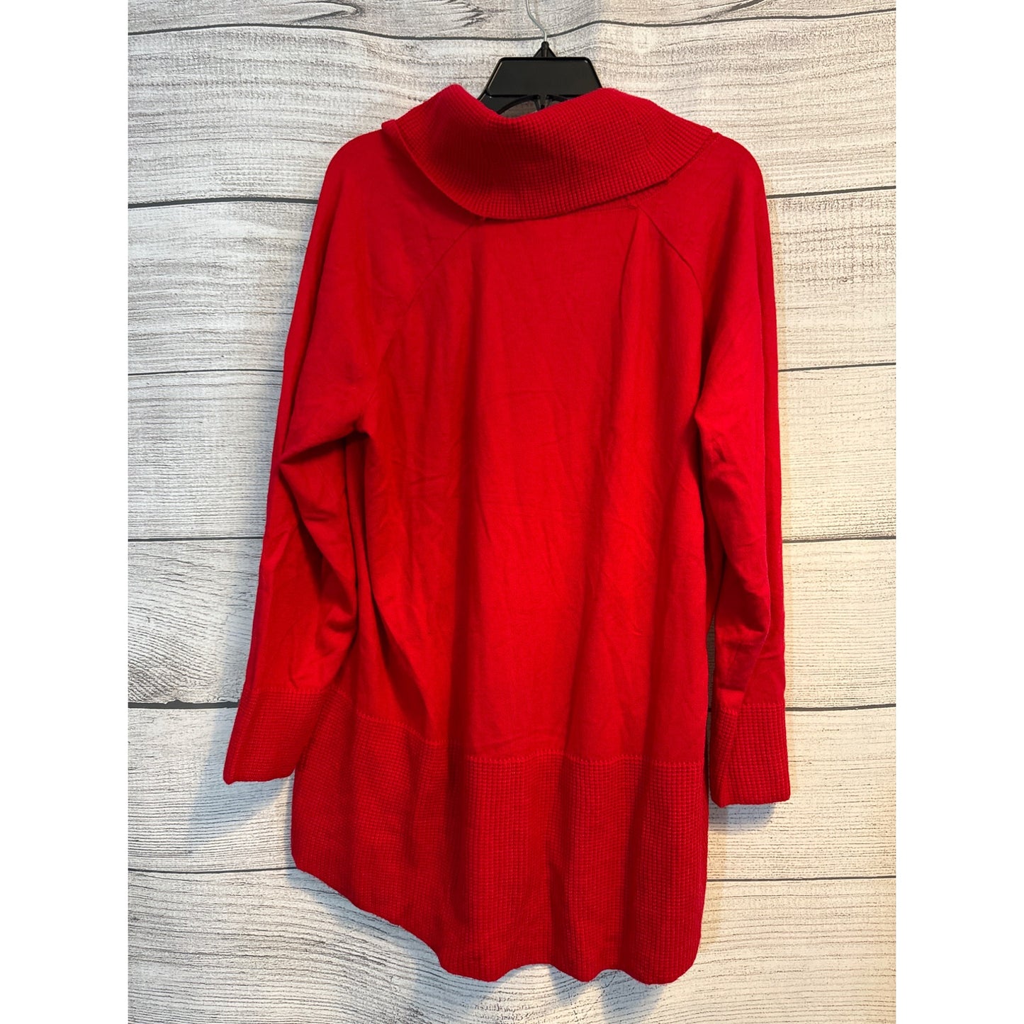 Cyrus Womens Red Cowl Neck Sweater Size 1X