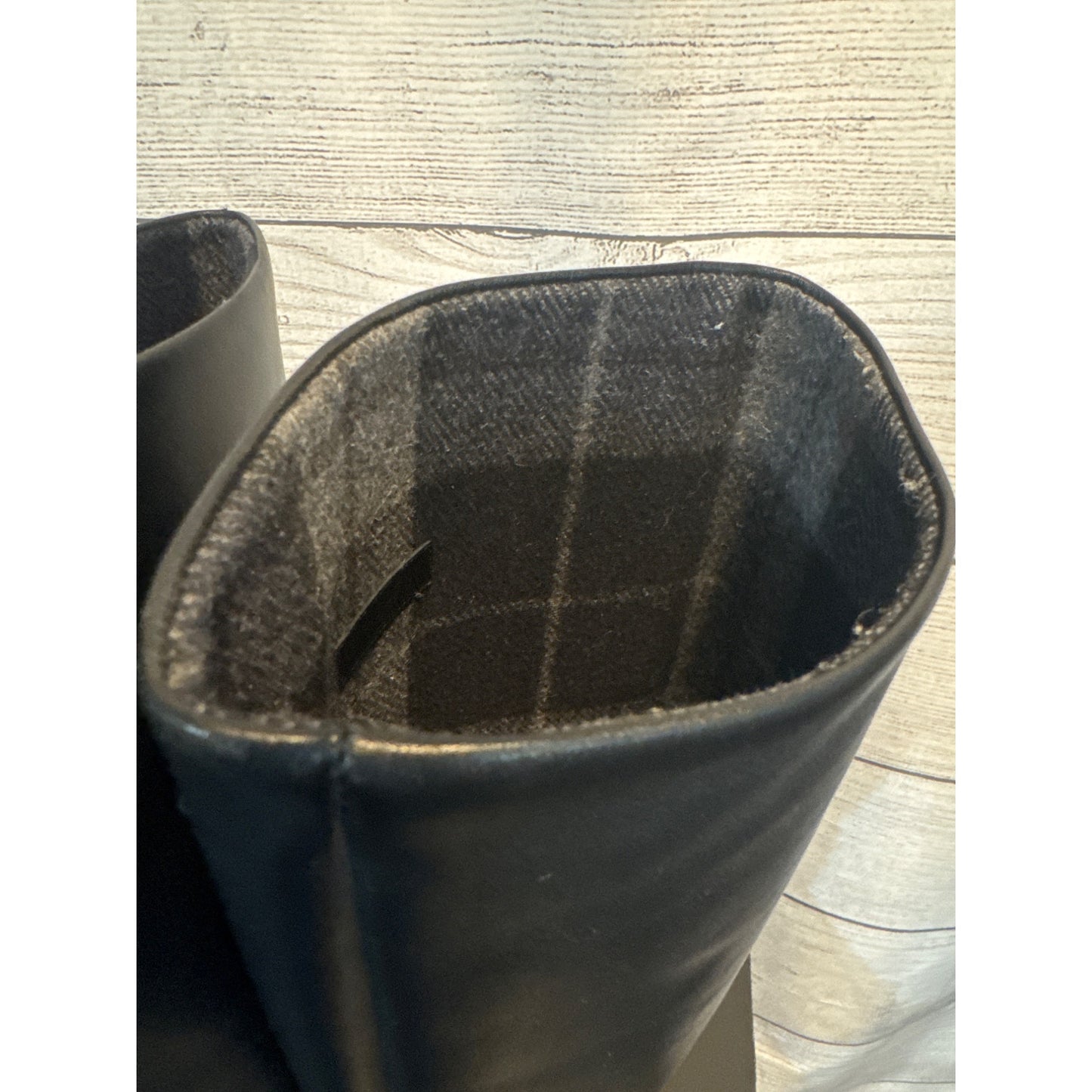 Chanel Black Leather Riding Boot Size 8.5