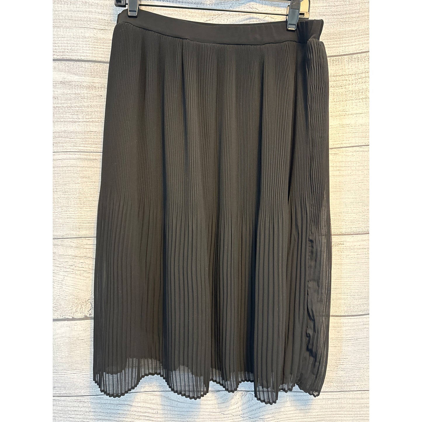 Jaclyn Smith Collection Black Pleated Skirt XL