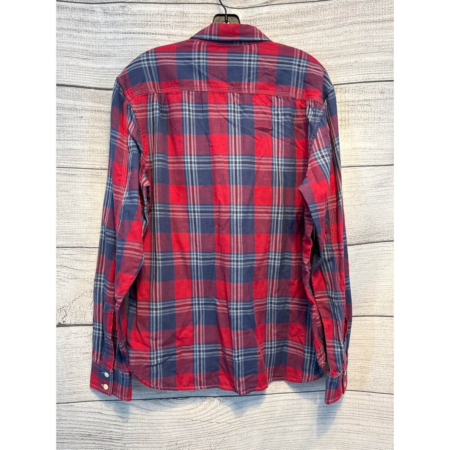 NWT Men's Lucky Brand Plaid Long Sleeve Button Down